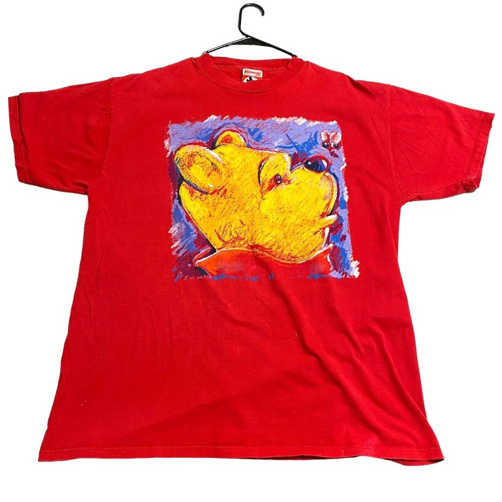 Vintage Disney Winnie The Pooh Tshirt Adult Size XL Mickey Inc Made in USA Tee